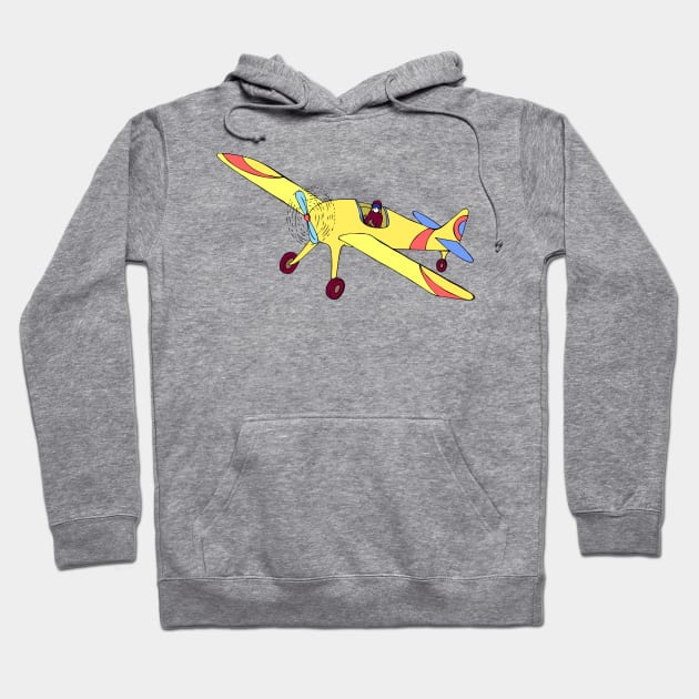 Airplane Hoodie by Rizaldiuk